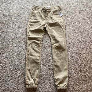 NEW - Men’s size small Pacsun Khaki Jogger pants